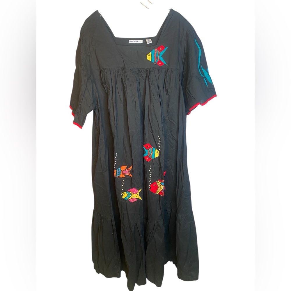 Erika Taylor Embroidered Dress Size XL